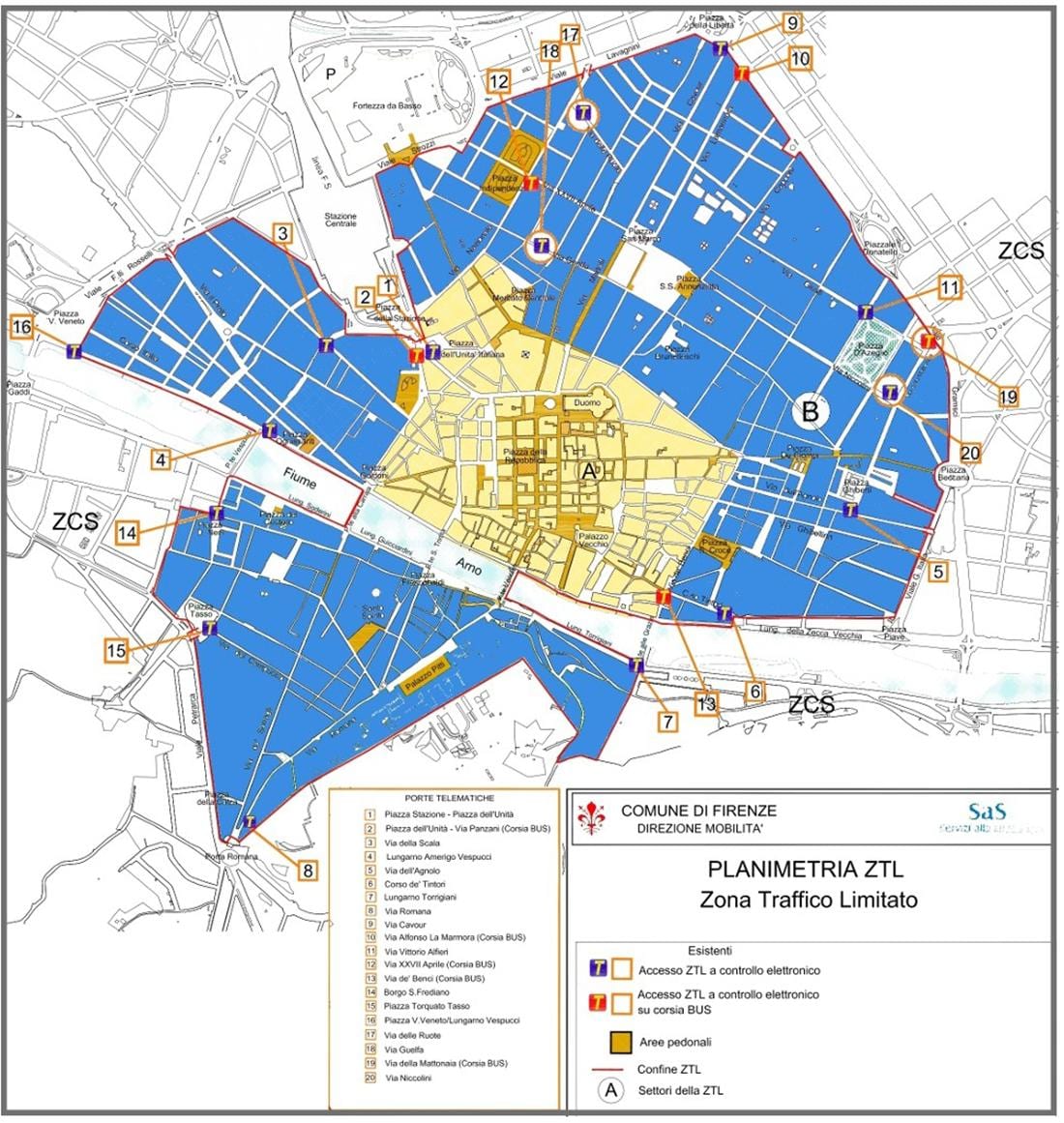 Ztl Latina Mappa