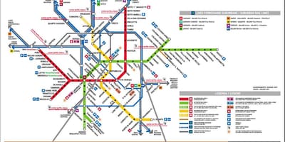 Mappa della stazione centrale di milano