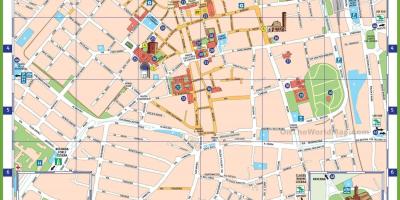 Milano italia attrazioni mappa