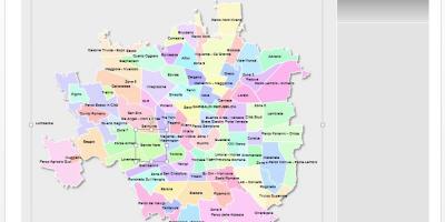Mappa di milano distretti